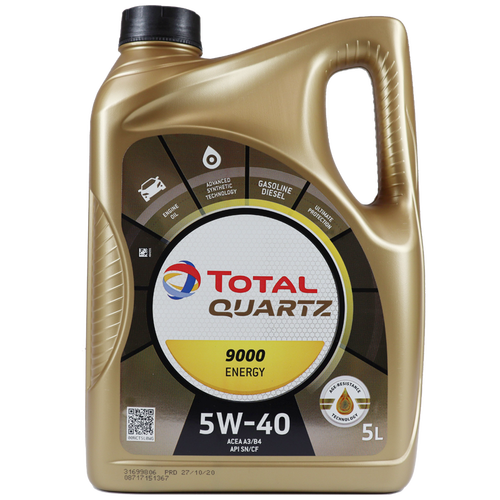 total道达尔 极驰9000energy 全合成汽车机油5w